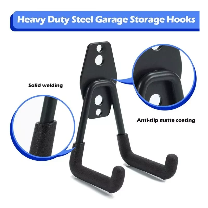 Heavy Duty Metal Hook Garage Storage Wall Mount Bicycle Hanger Hooks Wall Mount Ladders Garden Tool Anti-slip Organizer Hook
Heavy Duty Metal Hook Garage Storage Wall Mount Bicycle Hanger Hooks Wall Mount Ladders Garden Tool Anti-slip Organizer Hook