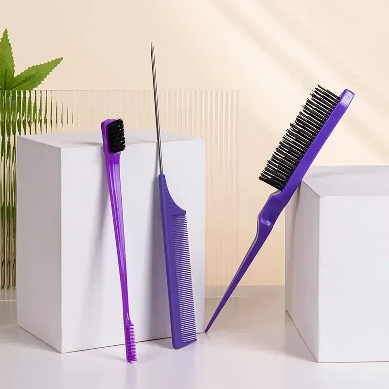 3pcs/lot Double Sided Edge Control Hair Comb Hair Styling Hair Brush Accessories New Oil-Baked Brush Comb Styling Partition Comb
3pcs/lot Double Sided Edge Control Hair Comb Hair Styling Hair Brush Accessories New Oil-Baked Brush Comb Styling Partition Comb