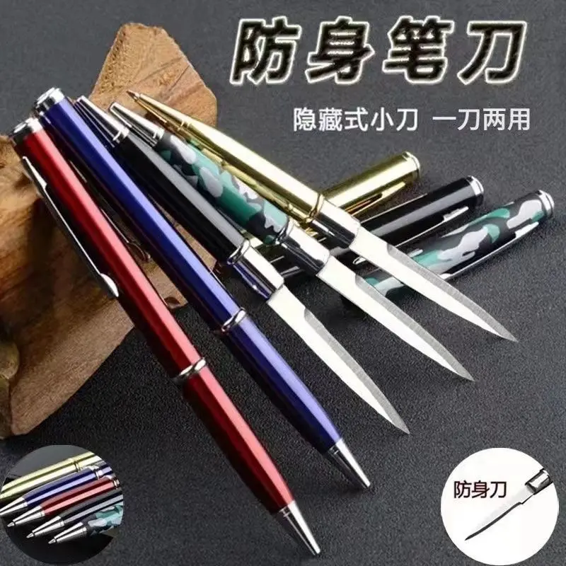 Defence personal Multi Purpose Tactical Pen with Knife Ballpoint Pens Tool Aviation Aluminum Anti-skid Office Portable Pen
Defence personal Multi Purpose Tactical Pen with Knife Ballpoint Pens Tool Aviation Aluminum Anti-skid Office Portable Pen