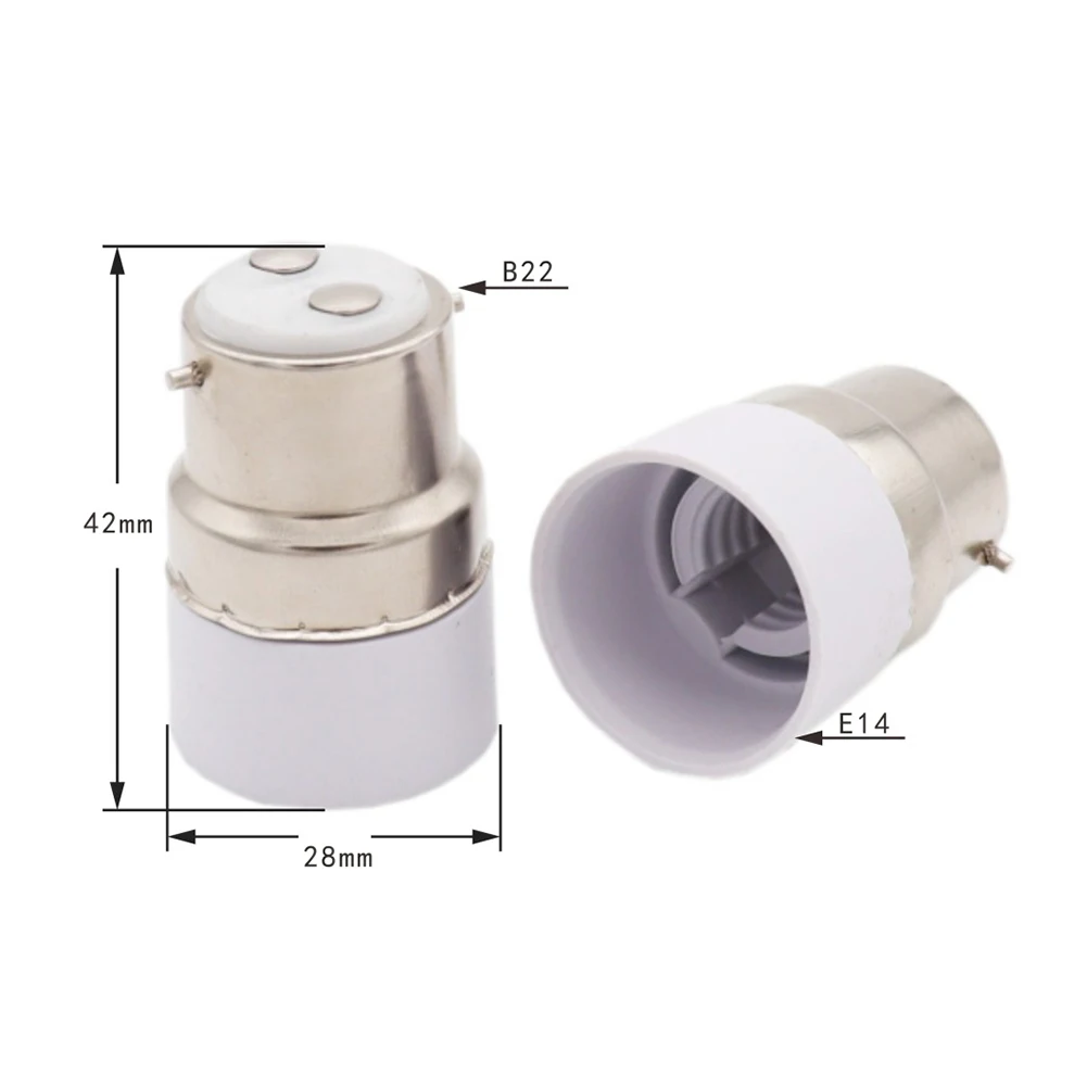Adaptor Lamp Durable New Home Lamps & Lighting B22 Light Bulb Adaptor 5pcs B22 To E14 Brand New Converter Plug
Adaptor Lamp Durable New Home Lamps & Lighting B22 Light Bulb Adaptor 5pcs B22 To E14 Brand New Converter Plug
