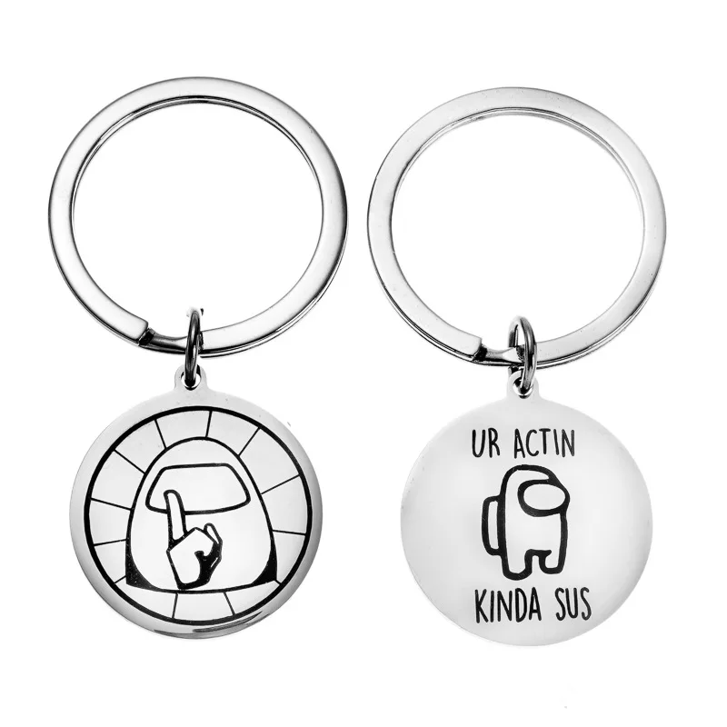 Among Us Keychain Is Among Us Game Peripheral Stainless Steel Keychain Necklace Pendant Jewelry Schoolbag Keychain Wholesale
Among Us Keychain Is Among Us Game Peripheral Stainless Steel Keychain Necklace Pendant Jewelry Schoolbag Keychain Wholesale
