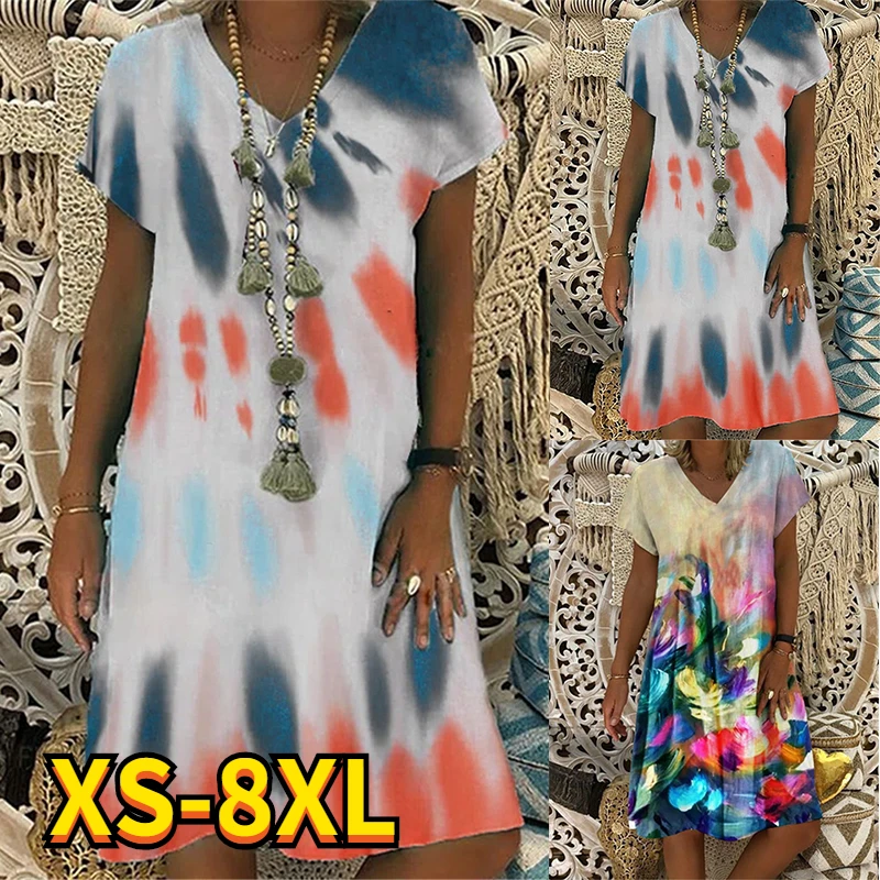 Women's Shift Dress Knee Length Dress Red Navy Blue Light Blue Short Sleeve Floral Print Spring Summer V Neck Hot Casual 2022
Women's Shift Dress Knee Length Dress Red Navy Blue Light Blue Short Sleeve Floral Print Spring Summer V Neck Hot Casual 2022