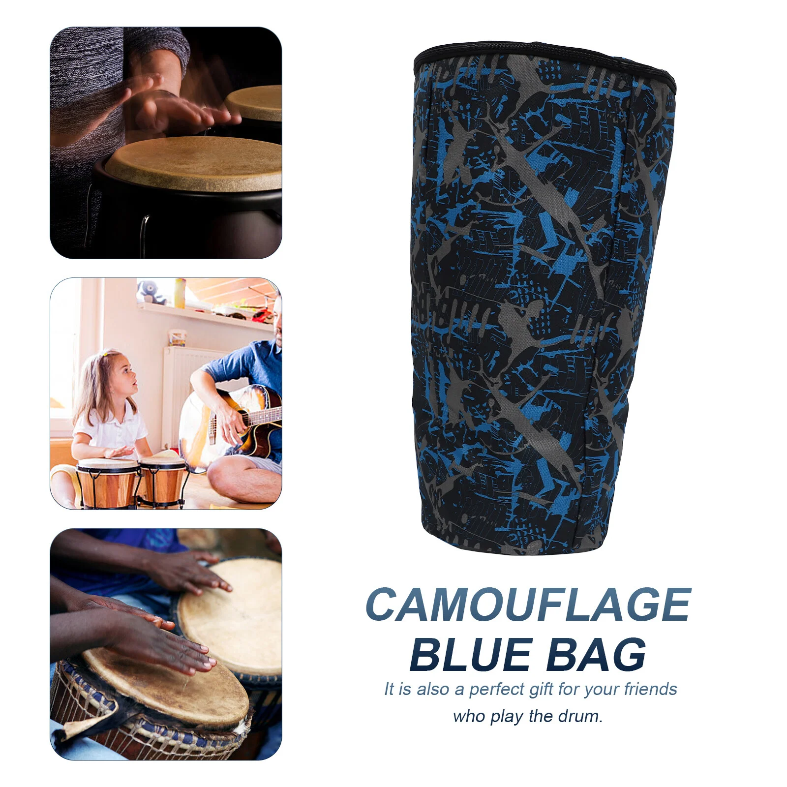 Instrument Bag Practical Backpack Large African Drum Oxford Cloth Storage Waterproof
Instrument Bag Practical Backpack Large African Drum Oxford Cloth Storage Waterproof
