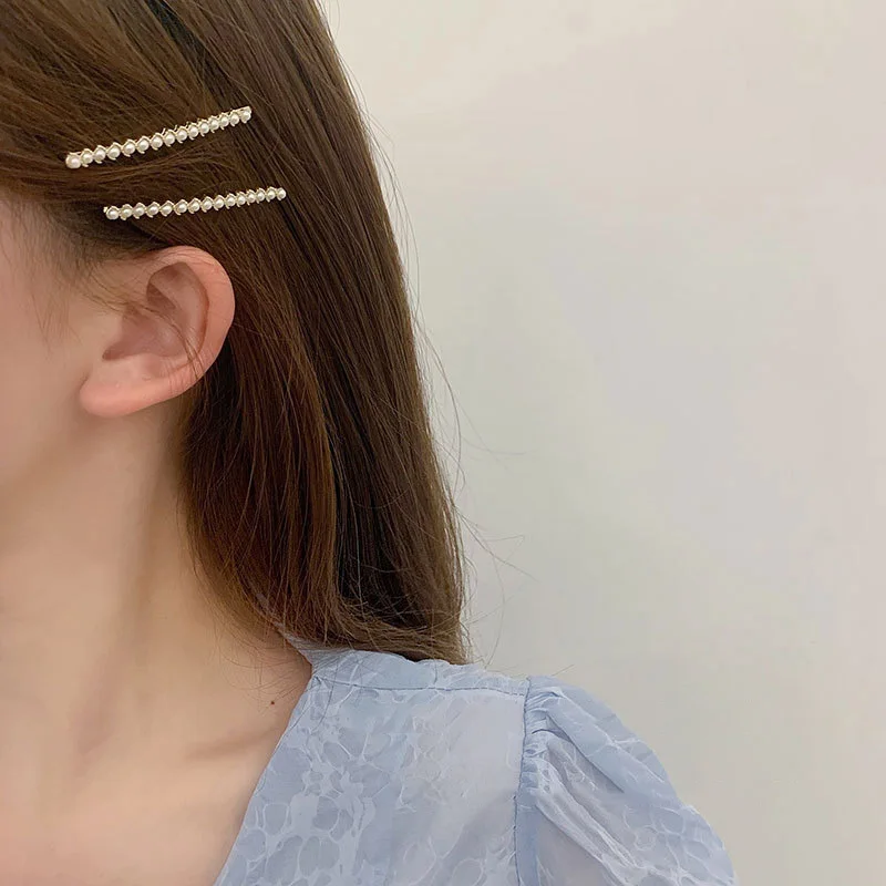 Sweet Small Pearl Hairpin Hairgrips Women's Exquisite Side Bangs Hair Clip Geometric Flower Barrettes Handmade Hair Accessories
Sweet Small Pearl Hairpin Hairgrips Women's Exquisite Side Bangs Hair Clip Geometric Flower Barrettes Handmade Hair Accessories