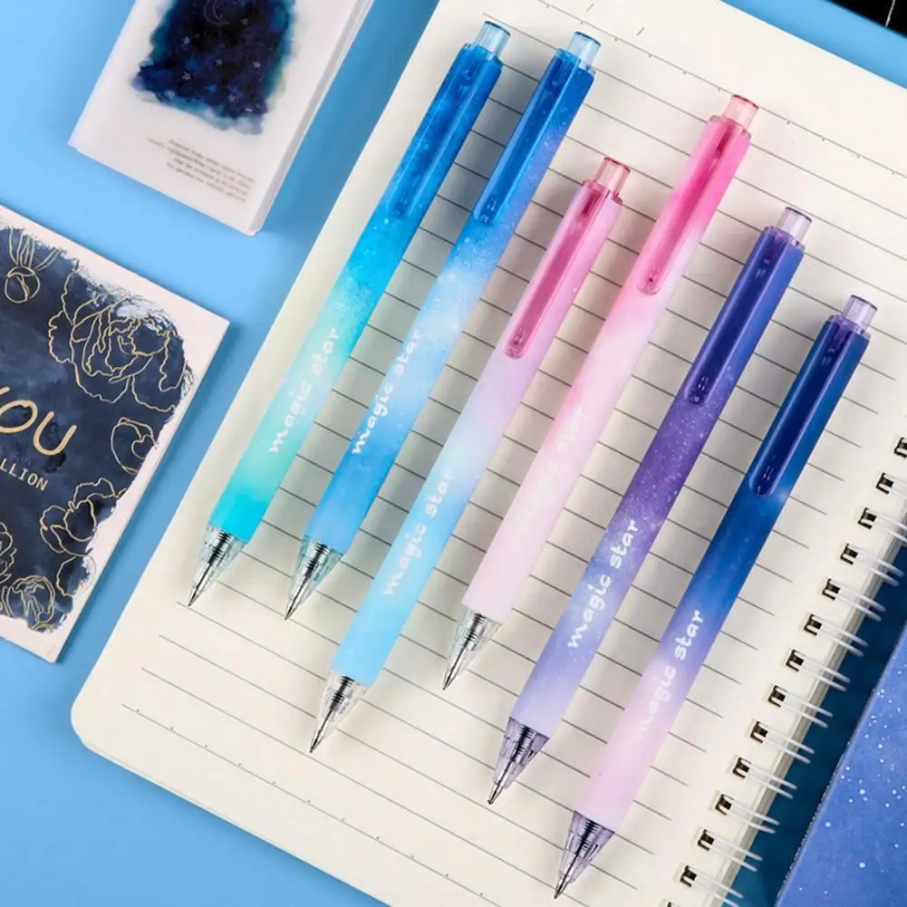 1pcs Star Series Neutral Pen Press Gel Pens For Writing Black Ink Signature Pen Office School Supplies Cute Statio X9n6
1pcs Star Series Neutral Pen Press Gel Pens For Writing Black Ink Signature Pen Office School Supplies Cute Statio X9n6