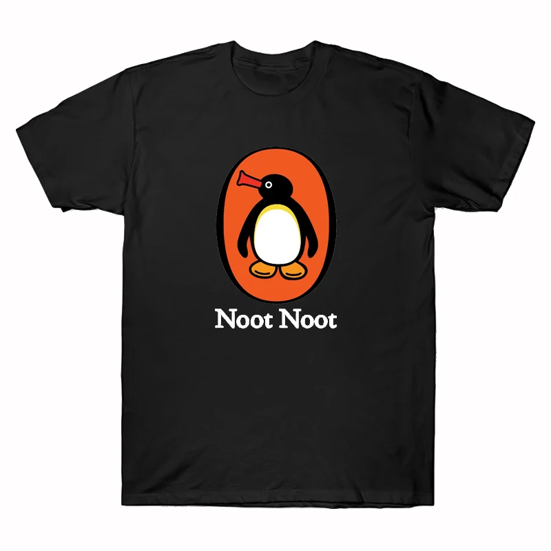 Новинка 2021 Стильная Милая женская футболка в стиле аниме Noot Pingu винтажные топы с