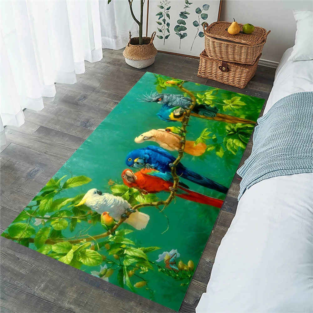 CLOOCL Macaw Carpet 3D Printed Animals Carpets for Living Room Area Rug Flannel Floor Rug Absorbent Non-slip Kitchen Mat
CLOOCL Macaw Carpet 3D Printed Animals Carpets for Living Room Area Rug Flannel Floor Rug Absorbent Non-slip Kitchen Mat