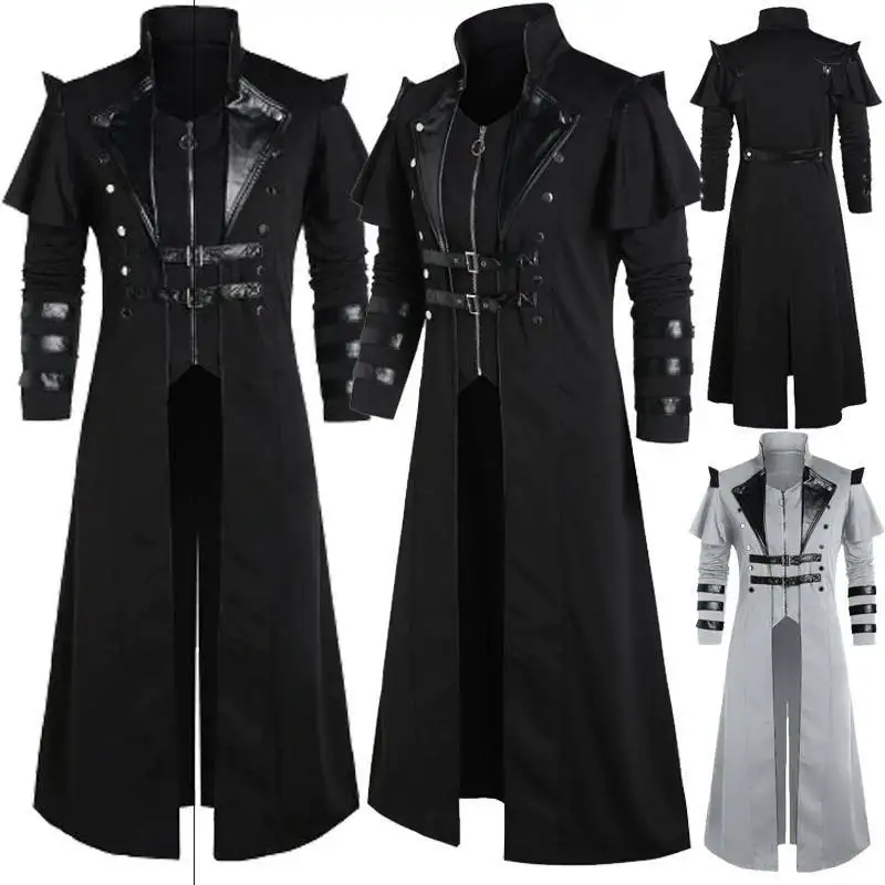 Gothic Men's Bandage Pirate Renaissance Knight Waistcoat Tunic Jacket Vintage Warrior Men Medieval Sleeveless Vest
Gothic Men's Bandage Pirate Renaissance Knight Waistcoat Tunic Jacket Vintage Warrior Men Medieval Sleeveless Vest