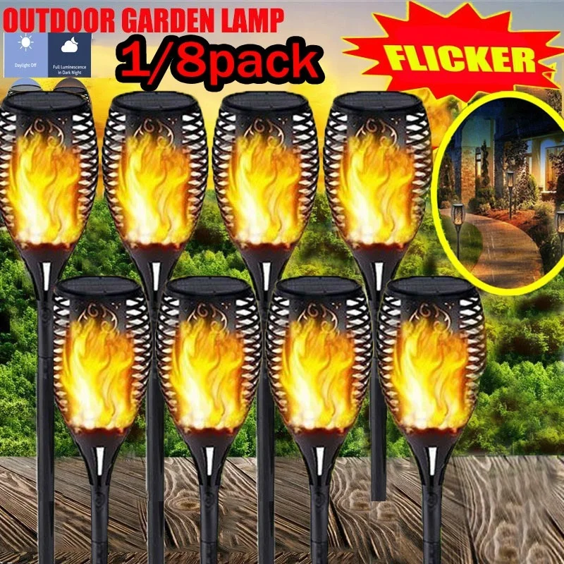 Outdoor Led Solar Lights Flickering Dancing Flame Torch Solar Lighting Waterproof Lamp For Garden Decoration Landscape Lawn Path
Outdoor Led Solar Lights Flickering Dancing Flame Torch Solar Lighting Waterproof Lamp For Garden Decoration Landscape Lawn Path
