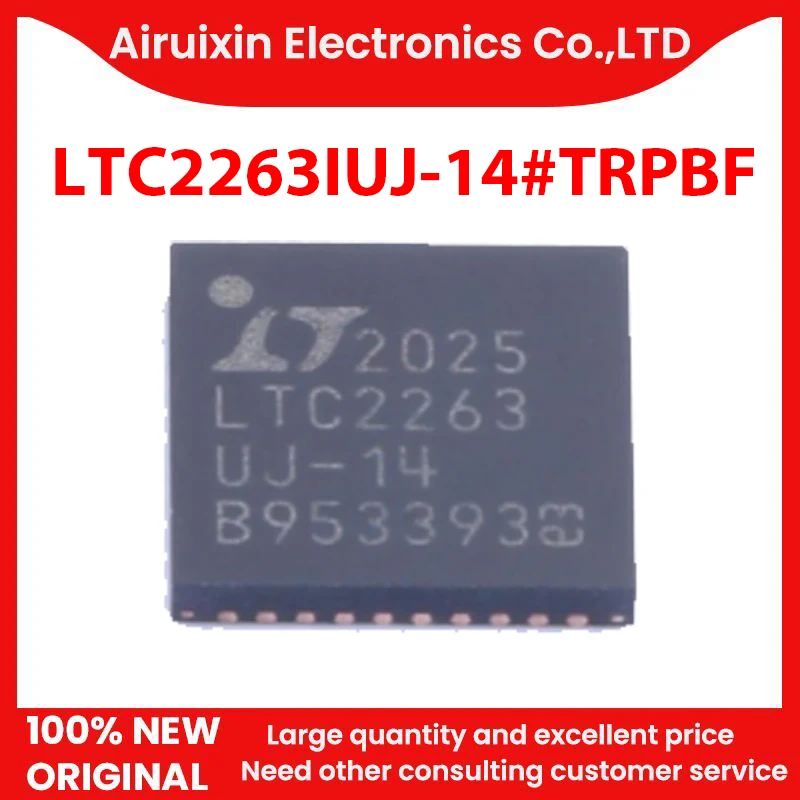 100% New and Original LTC2263IUJ-14#TRPBF QFN40 1PCS/LOT 
100% New and Original LTC2263IUJ-14#TRPBF QFN40 1PCS/LOT