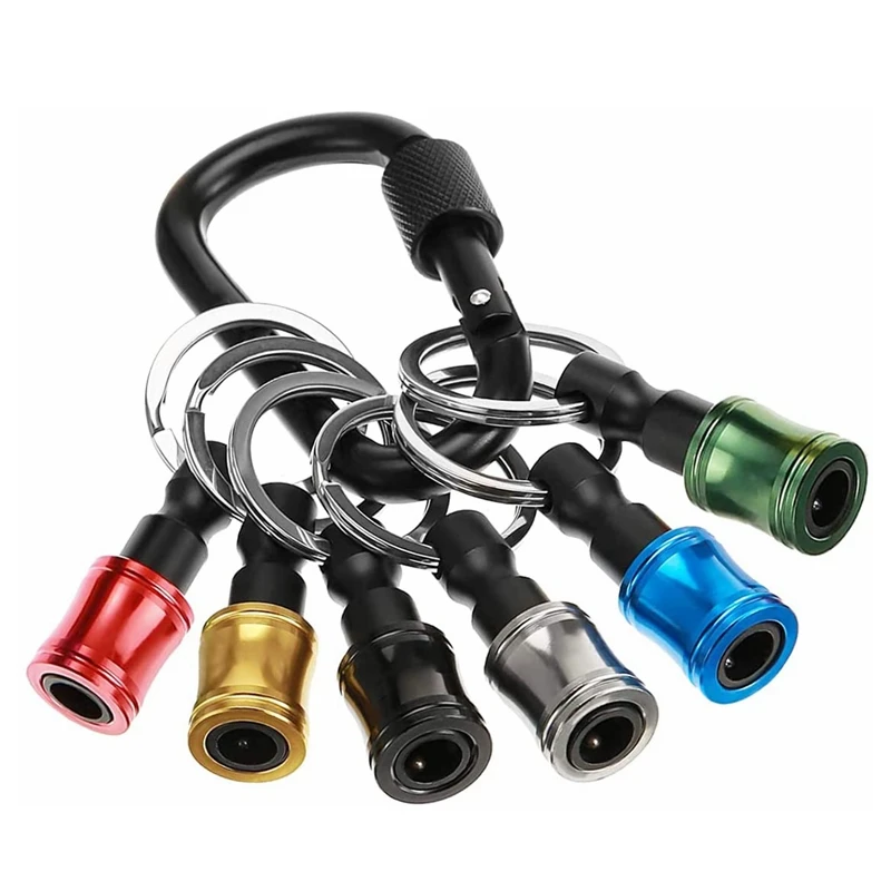1/4inch Hex Shank Aluminum Alloy Screwdriver Bits Holder Extension Bar Drill Screw Adapter Quick Release Keychain Easy Change
1/4inch Hex Shank Aluminum Alloy Screwdriver Bits Holder Extension Bar Drill Screw Adapter Quick Release Keychain Easy Change