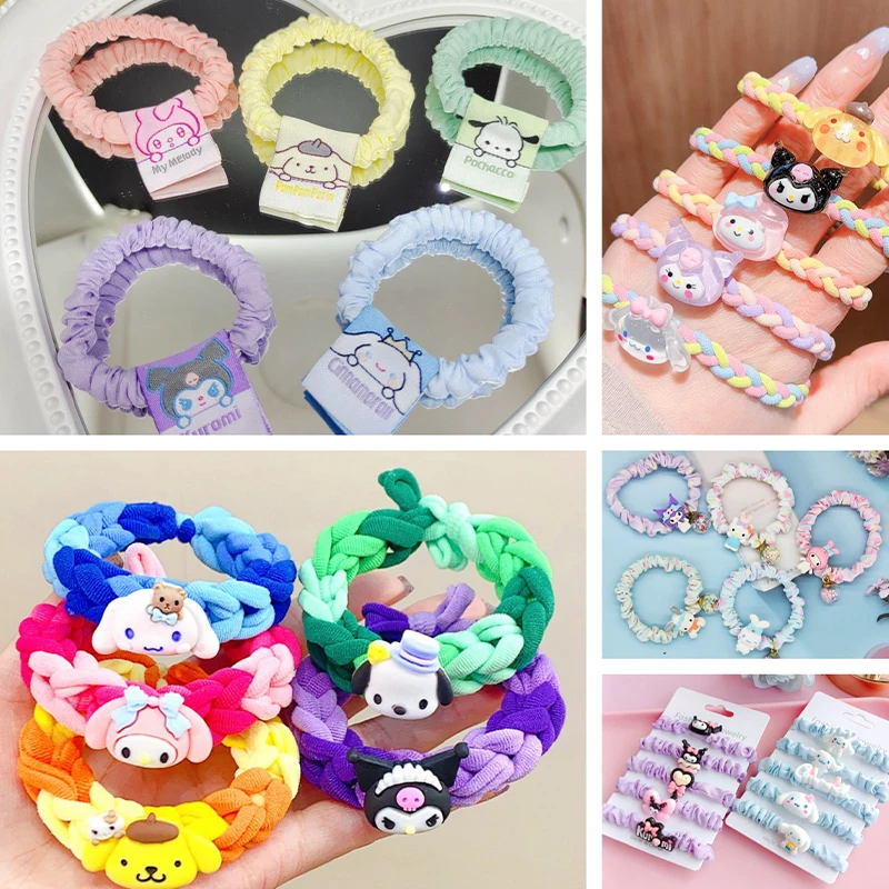 5 шт. Sanrios аниме Kawaii Kuromi Cinnamoroll Melody простая веревка для волос Веревка для волос круглая мультяшная головная повязка браслет подарок модель
5 шт. Sanrios аниме Kawaii Kuromi Cinnamoroll Melody простая веревка для волос Веревка для волос круглая мультяшная головная повязка браслет подарок модель