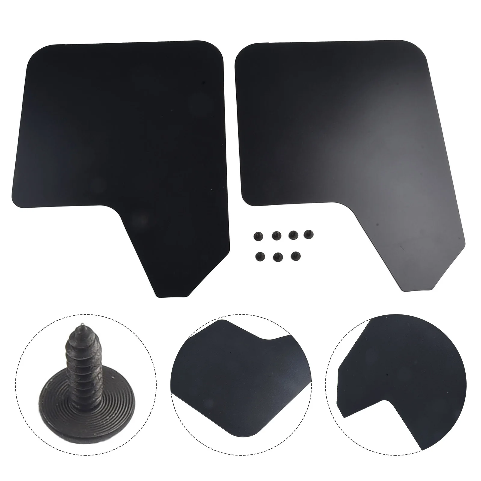 High Quality Auto Accessories Car Mudguard Mud Flaps Mudflaps 2pcs Black Convenient Easy To Use PP+TPO Plastic
High Quality Auto Accessories Car Mudguard Mud Flaps Mudflaps 2pcs Black Convenient Easy To Use PP+TPO Plastic