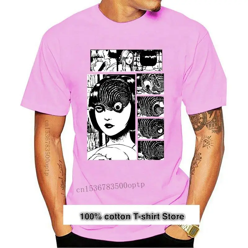 Хлопчатобумажная Рубашка удзумаки для мужчин, одежда для Junji Ito, манга из ужасов, Корта, скидка, impresionante