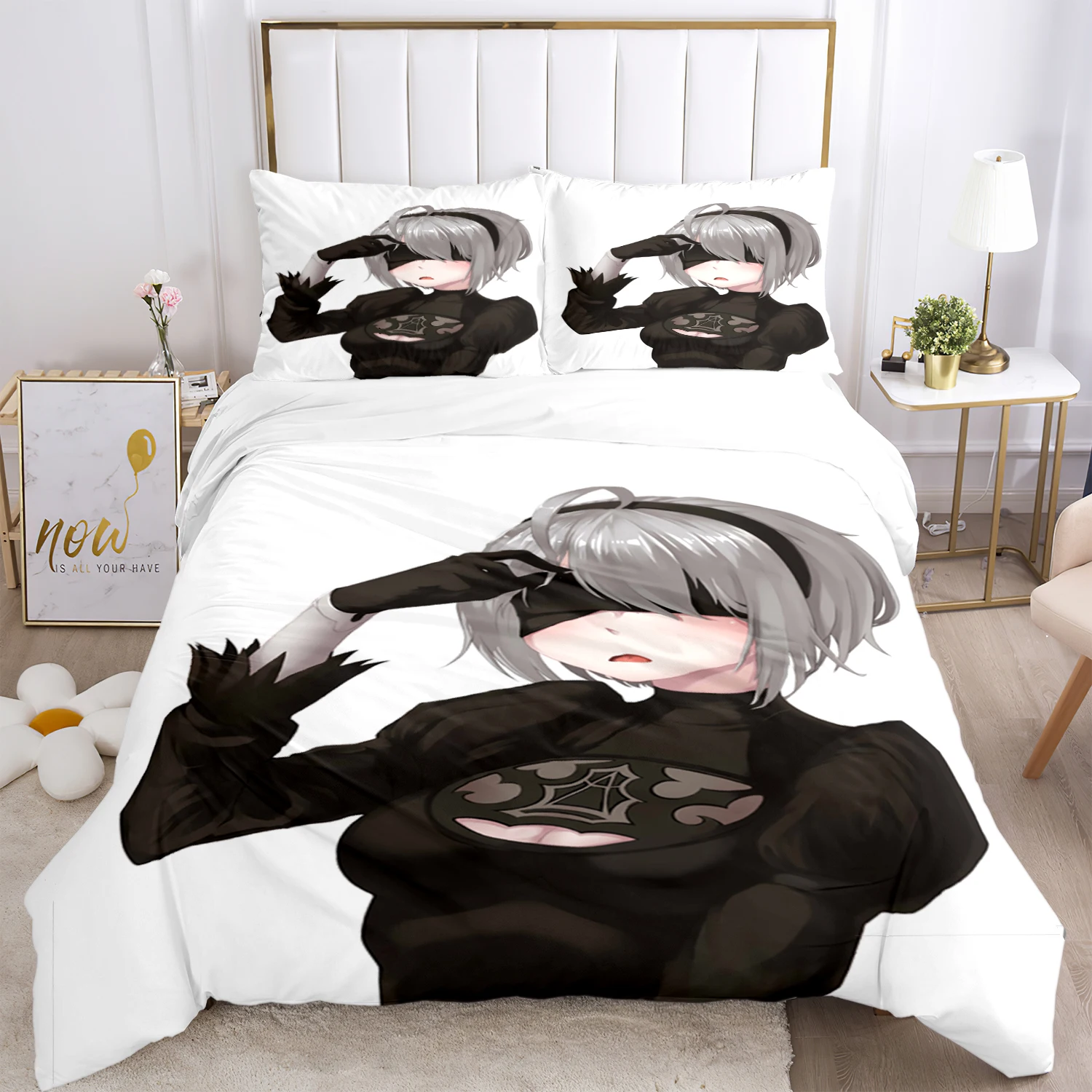 Comic Nier Art Print Three Piece Bedding Set Fashion Article Children or Adults for Beds Quilt Covers Pillowcases Bedding Set
Comic Nier Art Print Three Piece Bedding Set Fashion Article Children or Adults for Beds Quilt Covers Pillowcases Bedding Set