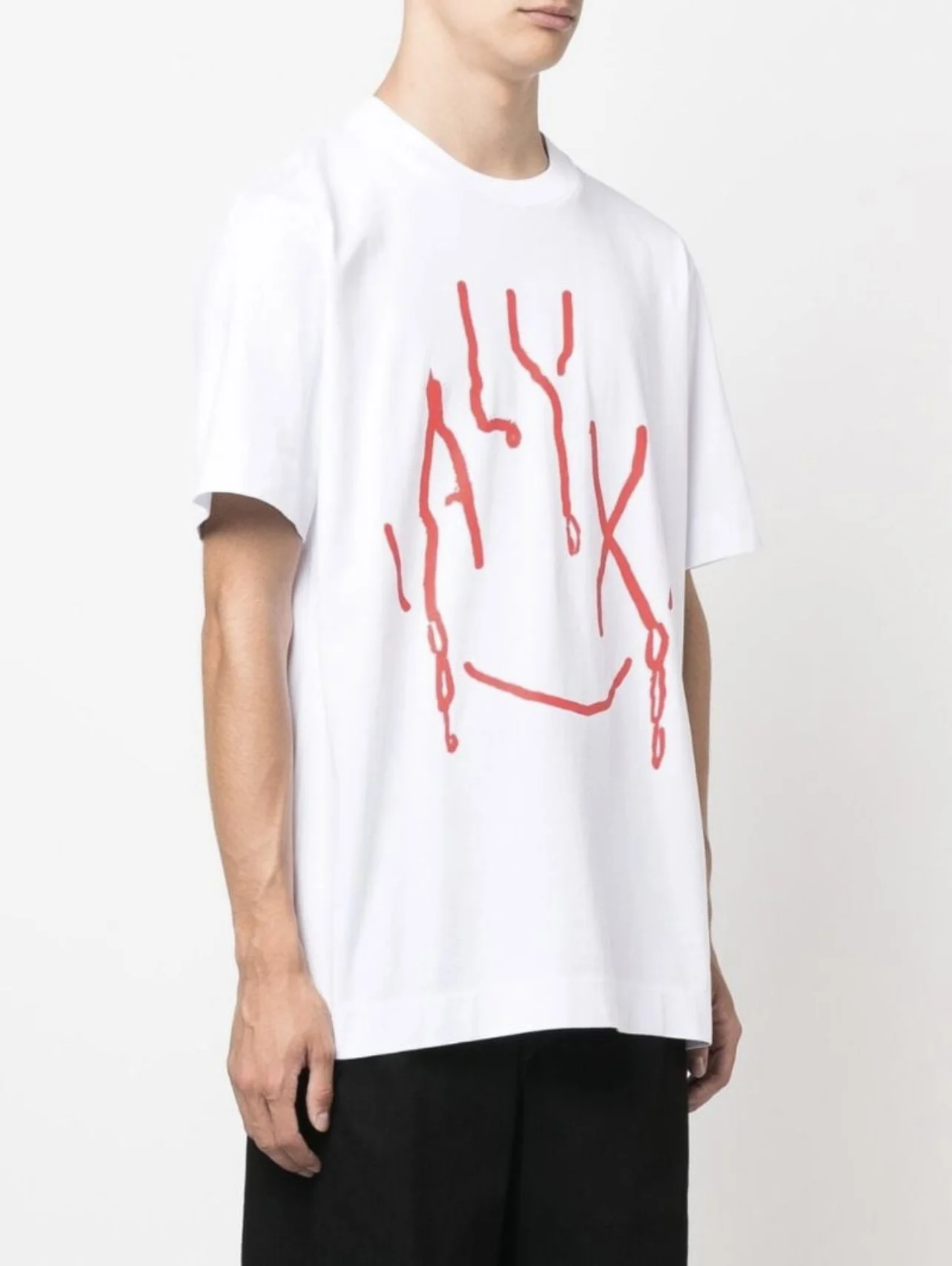 2023 Summer ALYX 1017 9SM Letter T-Shirt Men Women Short Sleeve T Shirt Tops White Loose Tee
2023 Summer ALYX 1017 9SM Letter T-Shirt Men Women Short Sleeve T Shirt Tops White Loose Tee