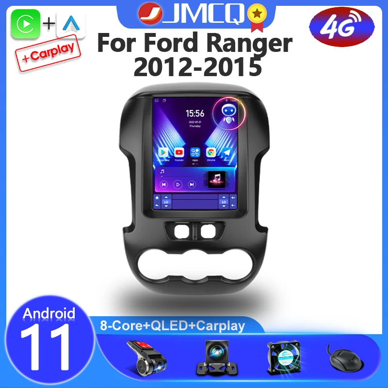 JMCQ 2 Din 4G Android 11 Car Radio For Ford Ranger 2012-2015 Stereo Multimedia Video Player Navigation GPS Carplay Android Auto
JMCQ 2 Din 4G Android 11 Car Radio For Ford Ranger 2012-2015 Stereo Multimedia Video Player Navigation GPS Carplay Android Auto