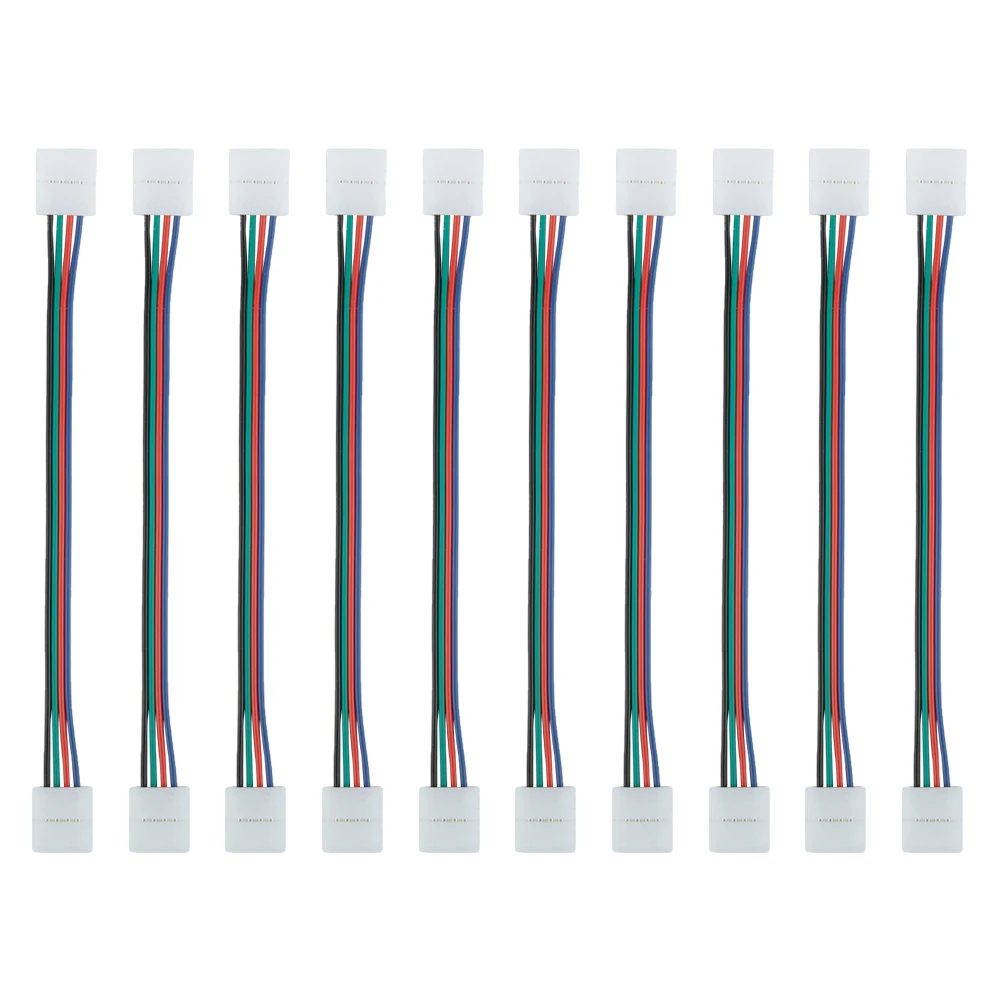 10pcs/set For Indoor Use Connector Lighting Parts 15cm Balck/white Cable Extension Fast RGB Strip LED Connector
10pcs/set For Indoor Use Connector Lighting Parts 15cm Balck/white Cable Extension Fast RGB Strip LED Connector