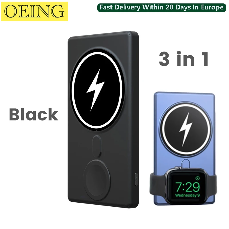 5000mAh 15W Wireless Magnetic Portable Power Bank Fast Charger For iphone 12 13 14 Watch AirPods External Auxiliary Battery Pack
5000mAh 15W Wireless Magnetic Portable Power Bank Fast Charger For iphone 12 13 14 Watch AirPods External Auxiliary Battery Pack