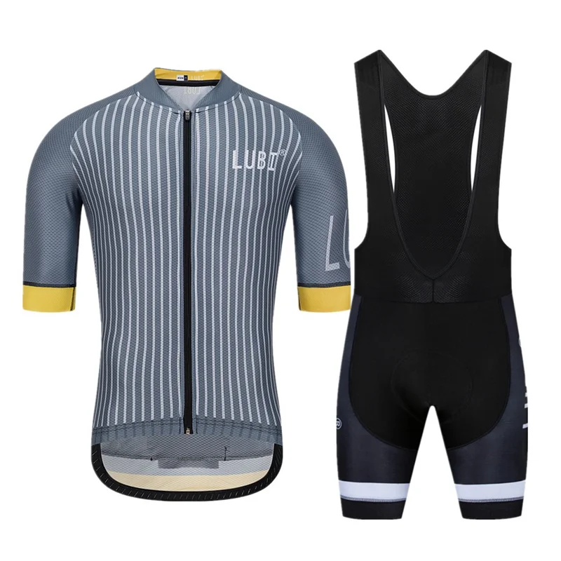 LUBI Stripe Cycling Set Bib Shorts Bike Jersey Bicycle Shirt Road Short Sleeve Kits Racing Clothes Cycle MTB Mountain Suit
LUBI Stripe Cycling Set Bib Shorts Bike Jersey Bicycle Shirt Road Short Sleeve Kits Racing Clothes Cycle MTB Mountain Suit