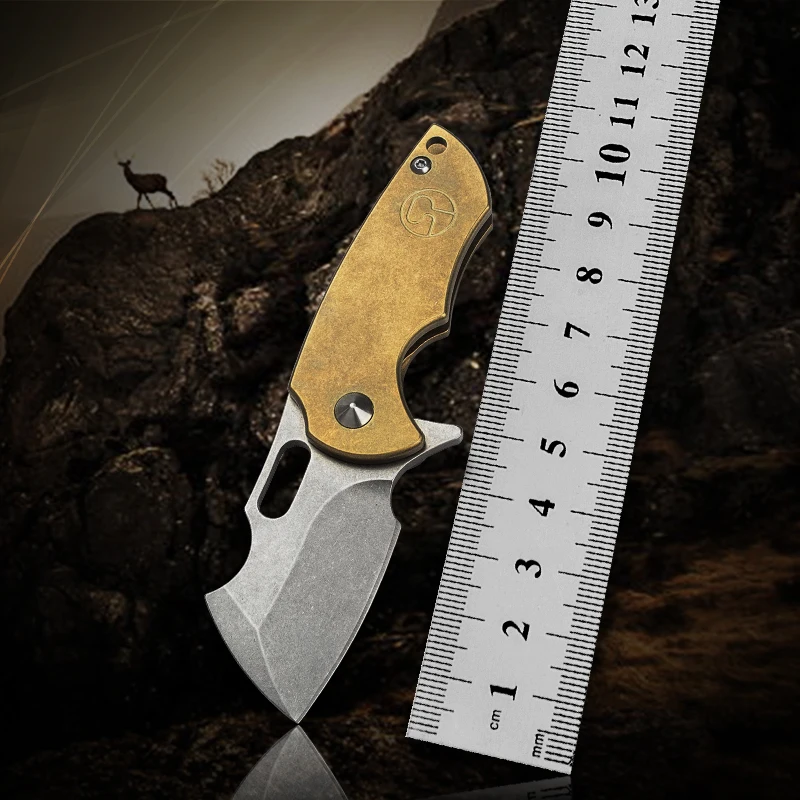 SUZAKU EDC Made Mini Pocket Knife ZQ604 Emergency Keychain Titanium Handle Micro D2 Blade High End Custom Tools Christmas Gifts
SUZAKU EDC Made Mini Pocket Knife ZQ604 Emergency Keychain Titanium Handle Micro D2 Blade High End Custom Tools Christmas Gifts