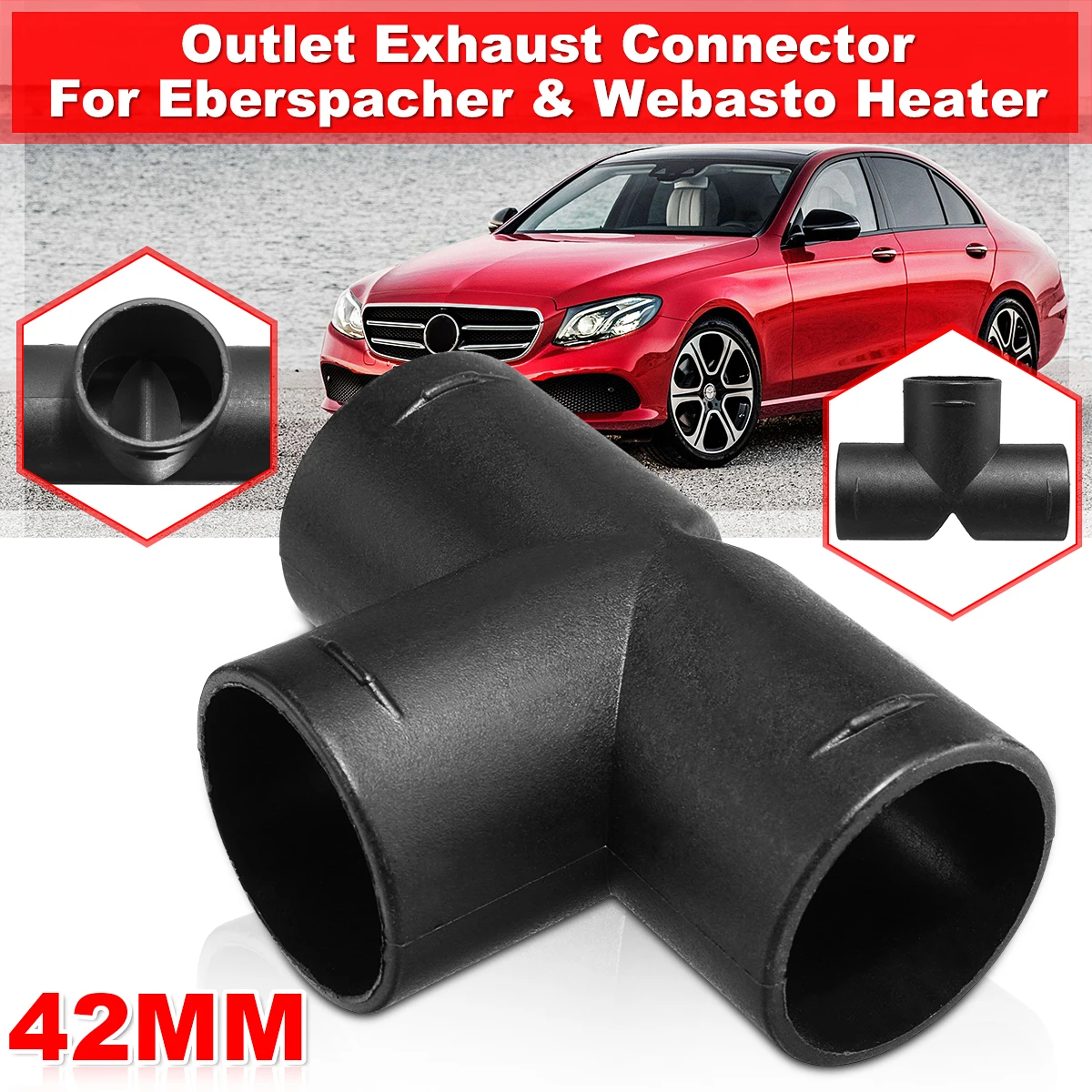 42mm Parking Heater Exhaust T Pipe Connectors Air Vent Ducting Outlet Parts For Eberspacher Webasto
42mm Parking Heater Exhaust T Pipe Connectors Air Vent Ducting Outlet Parts For Eberspacher Webasto