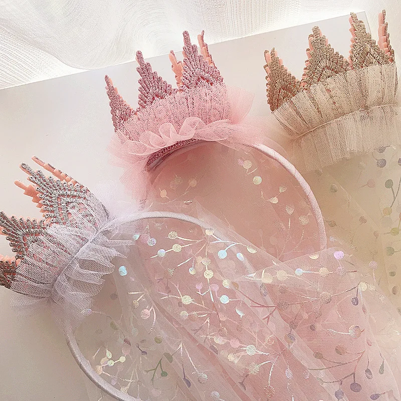 8Pc/Lot Retail Crown Headband Kids Fashion Gold Silver Sequin Veil Hairband Princess Fairy Happy Birthday Party Hair Accessories
8Pc/Lot Retail Crown Headband Kids Fashion Gold Silver Sequin Veil Hairband Princess Fairy Happy Birthday Party Hair Accessories