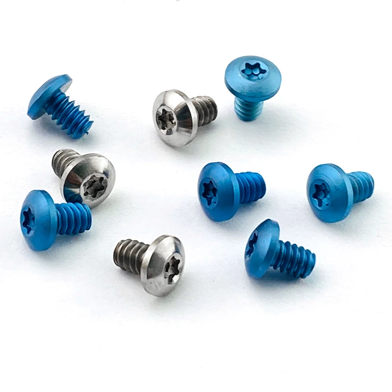 4pieces Titanium Alloy Half Round Head Torx Screw for Knife Handle Screw Folding Knife Titanium Alloy US Thread 5-40 Screws
4pieces Titanium Alloy Half Round Head Torx Screw for Knife Handle Screw Folding Knife Titanium Alloy US Thread 5-40 Screws