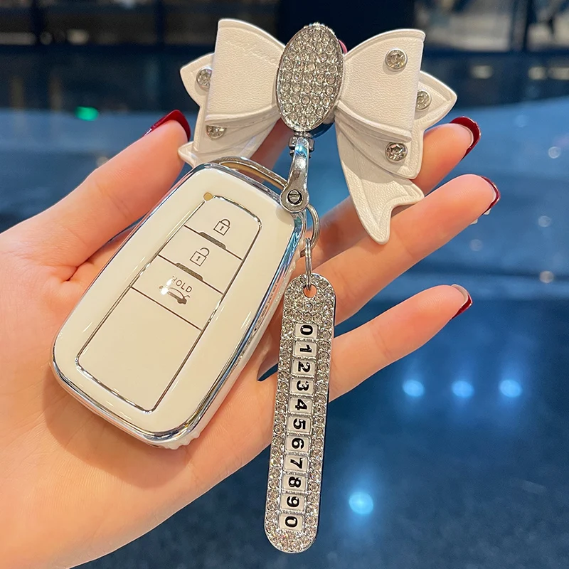 Bow No. Car Key Case Cover for Toyota Prado Land Cruiser Highlander CROWN HARRIER RAV4 C-HR Camry LEVIN ALLION COROLLA Prius
Bow No. Car Key Case Cover for Toyota Prado Land Cruiser Highlander CROWN HARRIER RAV4 C-HR Camry LEVIN ALLION COROLLA Prius