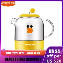 Joyoung Cute Electric Kettle Health Preserving Pot 800w 800ML Flower Tea Kettle British Imported Thermostat For Home Work 220V