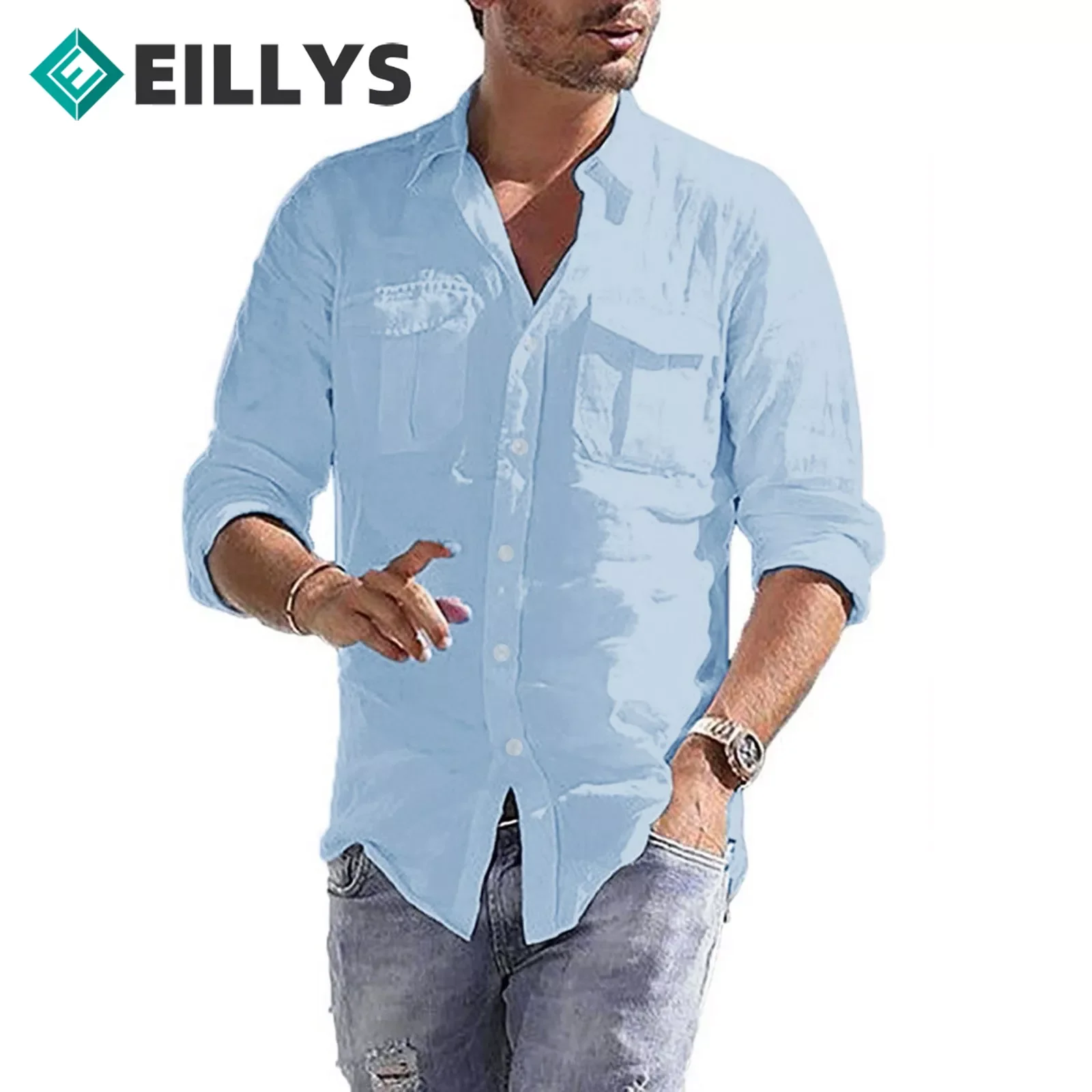 NEW IN Autumn Shirt For Male Loose Fall Spring Male Blouse New Men's Blouse Solid Color Spring Autumn Handsome Men Shirts
NEW IN Autumn Shirt For Male Loose Fall Spring Male Blouse New Men's Blouse Solid Color Spring Autumn Handsome Men Shirts