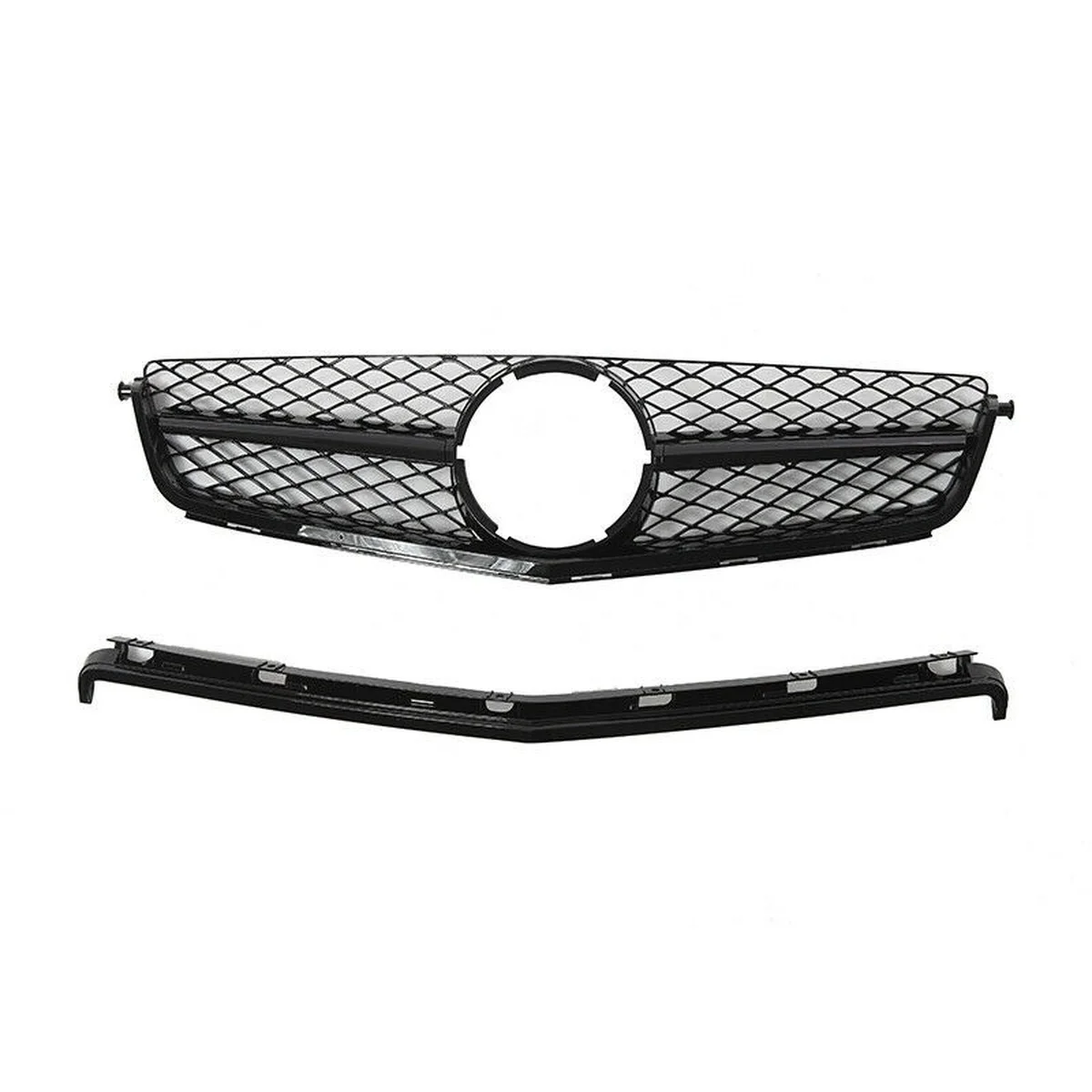 Front Bumper Racing Grille Fit for Mercedes-Benz W204 C-Class C63 08-11 Gloss Black
Front Bumper Racing Grille Fit for Mercedes-Benz W204 C-Class C63 08-11 Gloss Black