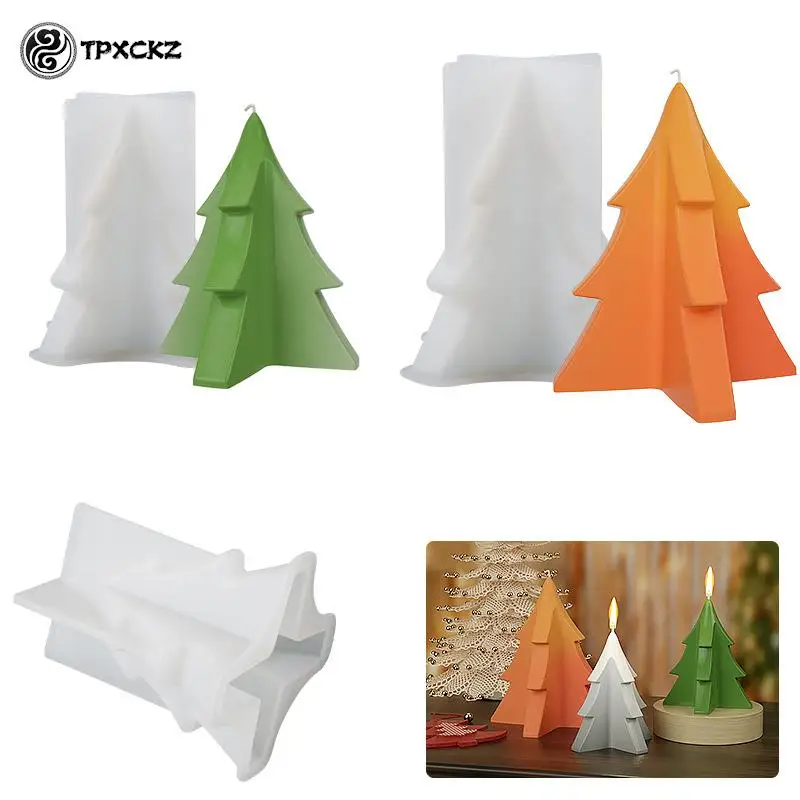 Christmas Tree Silicone Candle Mold Christmas Scented Soap Mold Three-Dimensional Christmas Tree Candle Christmas Gift
Christmas Tree Silicone Candle Mold Christmas Scented Soap Mold Three-Dimensional Christmas Tree Candle Christmas Gift