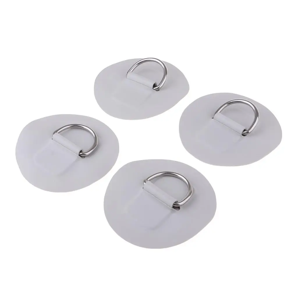 (Pack of 4) 316 Stainless Steel D Ring Pad D-ring Patch for PVC Inflatable Boat Raft Dinghy Kayak Surfboard
(Pack of 4) 316 Stainless Steel D Ring Pad D-ring Patch for PVC Inflatable Boat Raft Dinghy Kayak Surfboard