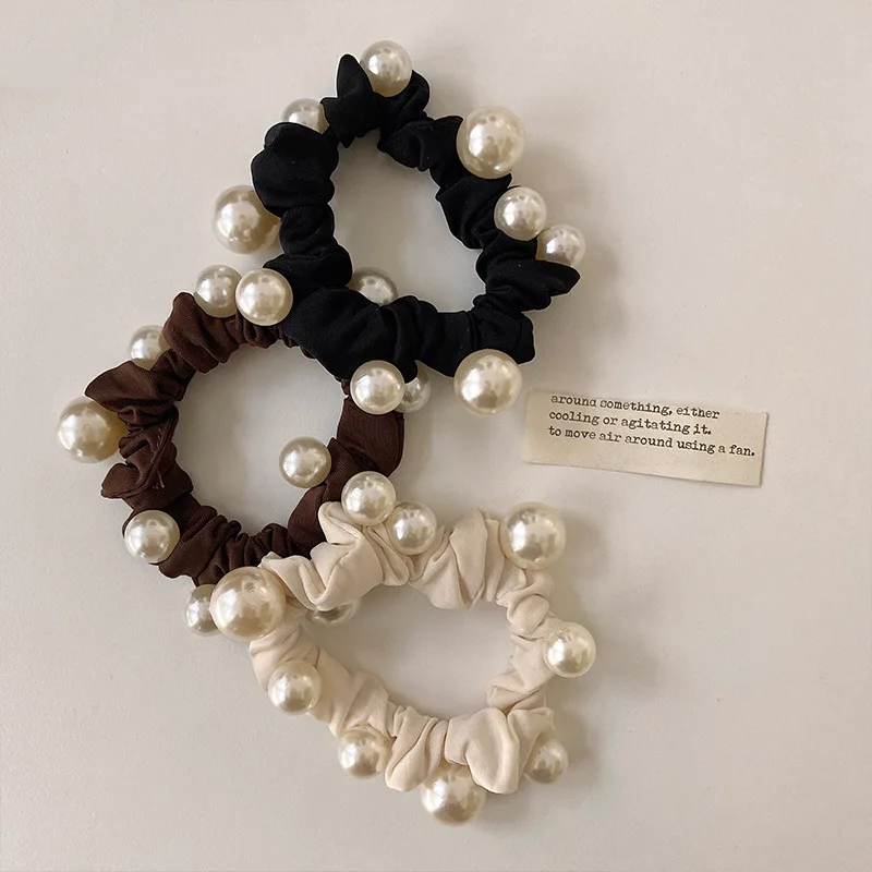 Fashion Pearls Hair Bands Hair Scrunchies Women Simple Korean Elastic Hair Bands Ties Rope Bands Ponytail Bands Hair Accessories
Fashion Pearls Hair Bands Hair Scrunchies Women Simple Korean Elastic Hair Bands Ties Rope Bands Ponytail Bands Hair Accessories