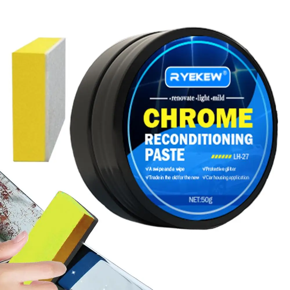 Автомобильный очиститель хрома Очиститель хрома Полироль для металла Средство для удаления ржавчины Универсальный восстановитель хрома Защитный блеск для металла
Автомобильный очиститель хрома Очиститель хрома Полироль для металла Средство для удаления ржавчины Универсальный восстановитель хрома Защитный блеск для металла