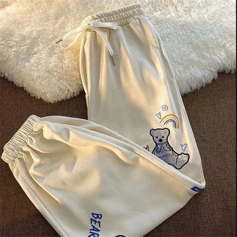 Casual Pants Women Hip Hop High Waist Baggy Sweatpants Cartoon Print Cute Loose Korean Tie Feet Sport Pants Trousers Streetwear
Casual Pants Women Hip Hop High Waist Baggy Sweatpants Cartoon Print Cute Loose Korean Tie Feet Sport Pants Trousers Streetwear
