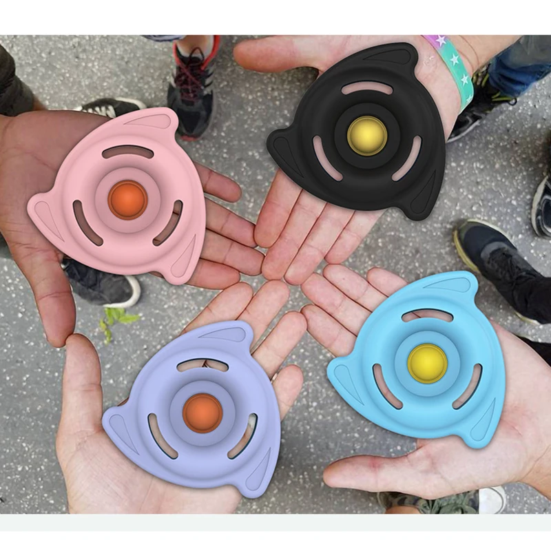 New Pop Fidget Toys its Autism Stress Relief Silicone Interactive Spin the ball Spinner Push Bubble Fidget Toy for Spinners 
New Pop Fidget Toys its Autism Stress Relief Silicone Interactive Spin the ball Spinner Push Bubble Fidget Toy for Spinners