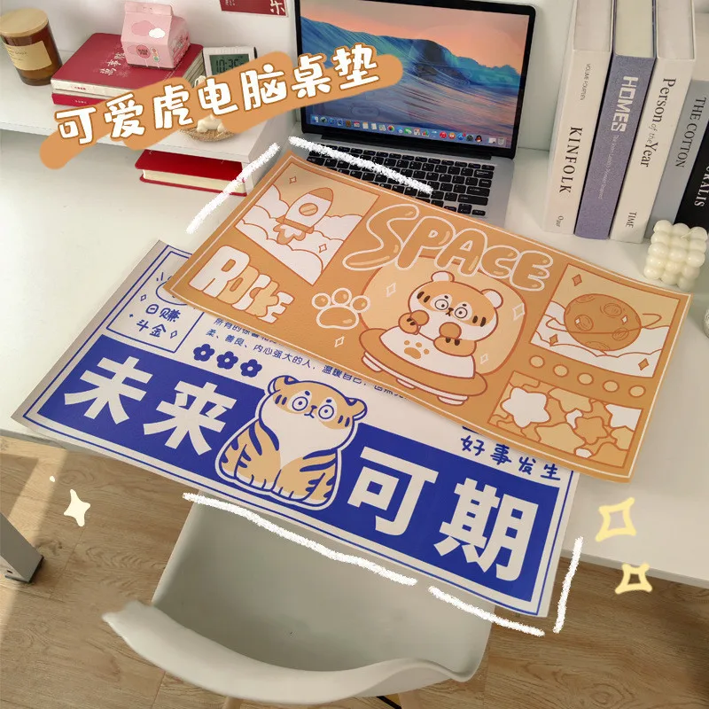 Kawaii Mouse Pad Lovely Cartoon Tiger Gaming Pad 60*30cm Rubber Non-slip Computer Keyboard Desk Pad Office/Student Supplies
Kawaii Mouse Pad Lovely Cartoon Tiger Gaming Pad 60*30cm Rubber Non-slip Computer Keyboard Desk Pad Office/Student Supplies