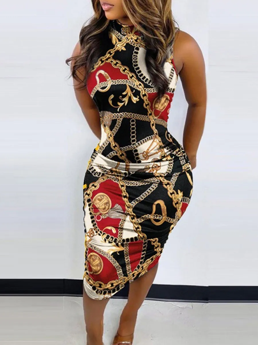 LW Plus Size Dress Chain Print Patchwork Bodycon Dress Vacation Daily Loose Stretchy Summer Women Clothings
LW Plus Size Dress Chain Print Patchwork Bodycon Dress Vacation Daily Loose Stretchy Summer Women Clothings
