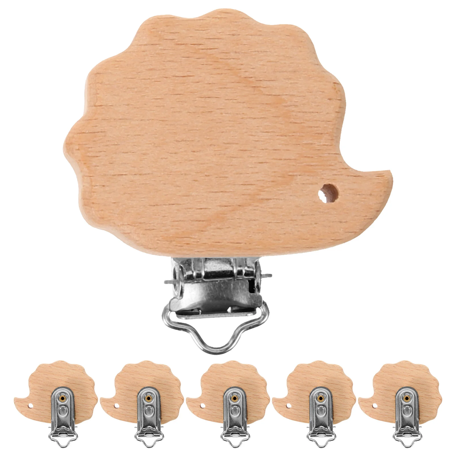 6 Pcs Brackets Pacifier Clip Grasping Toy Cartoon Wood Baby Clips Wooden Holder Teething
6 Pcs Brackets Pacifier Clip Grasping Toy Cartoon Wood Baby Clips Wooden Holder Teething