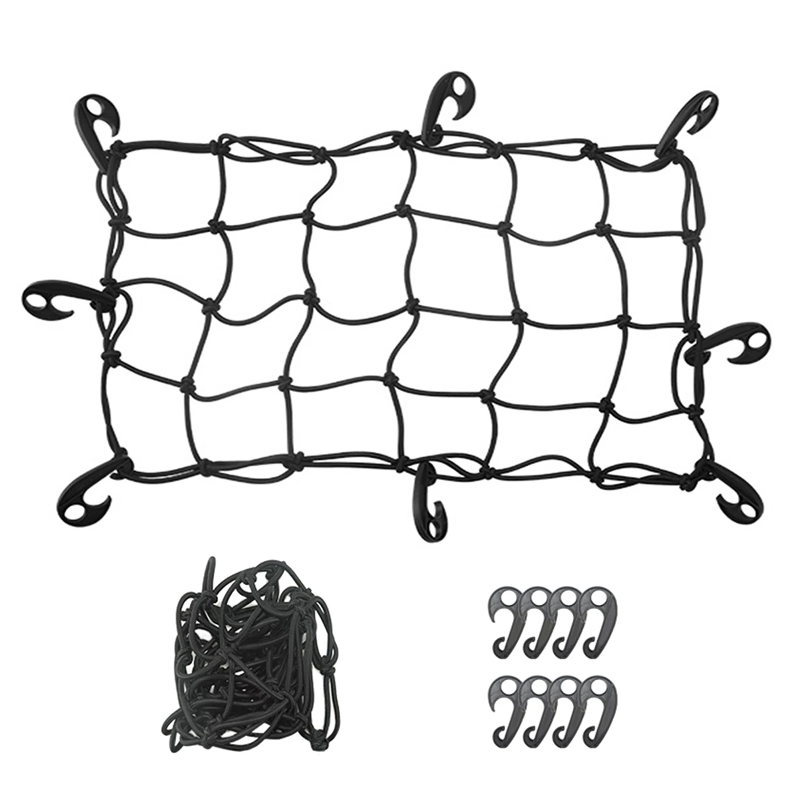 Cargo Utility Wagon Net 8 Hooks 80 * 40cm Collapsible Collapsible Design Elastic Rubber+PP Folding Trolley Cart
Cargo Utility Wagon Net 8 Hooks 80 * 40cm Collapsible Collapsible Design Elastic Rubber+PP Folding Trolley Cart