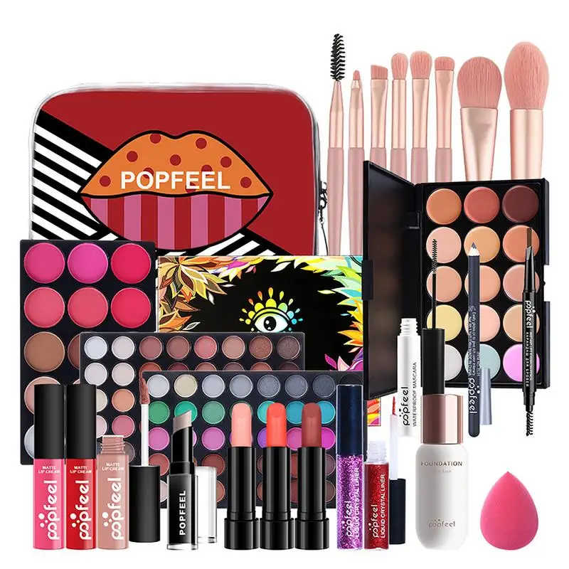 27Pcs Makeup Kit For Women Girls Full Beginner Makeup Set With Cosmetic Case All In One Makeup Set Professional Makeup Gift Set
27Pcs Makeup Kit For Women Girls Full Beginner Makeup Set With Cosmetic Case All In One Makeup Set Professional Makeup Gift Set