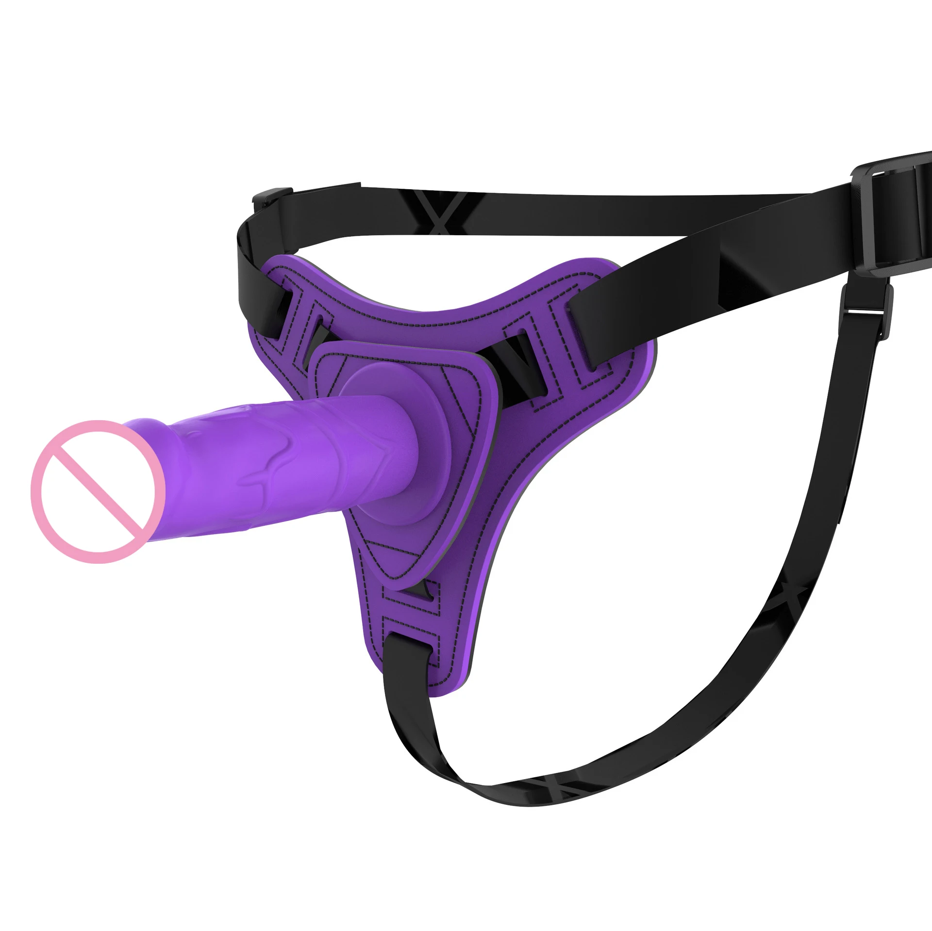 Страпон с вагинальной стимуляцией Orion Strap On Duo, телесный 5671590000 - Orion - Страпоны на трусиках и ремешках - Купить