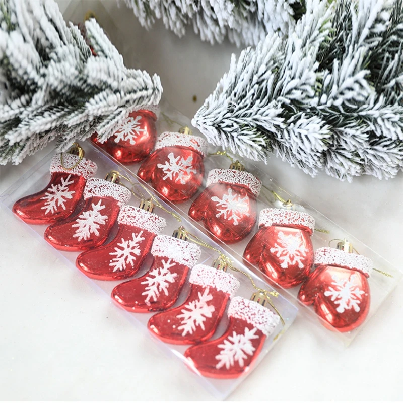 6pcs Glitter Xmas Socks Gloves Hanging Pendants Sock Gloves Pattern Decorative Shatterproof Ornament Home Festival Decor
6pcs Glitter Xmas Socks Gloves Hanging Pendants Sock Gloves Pattern Decorative Shatterproof Ornament Home Festival Decor