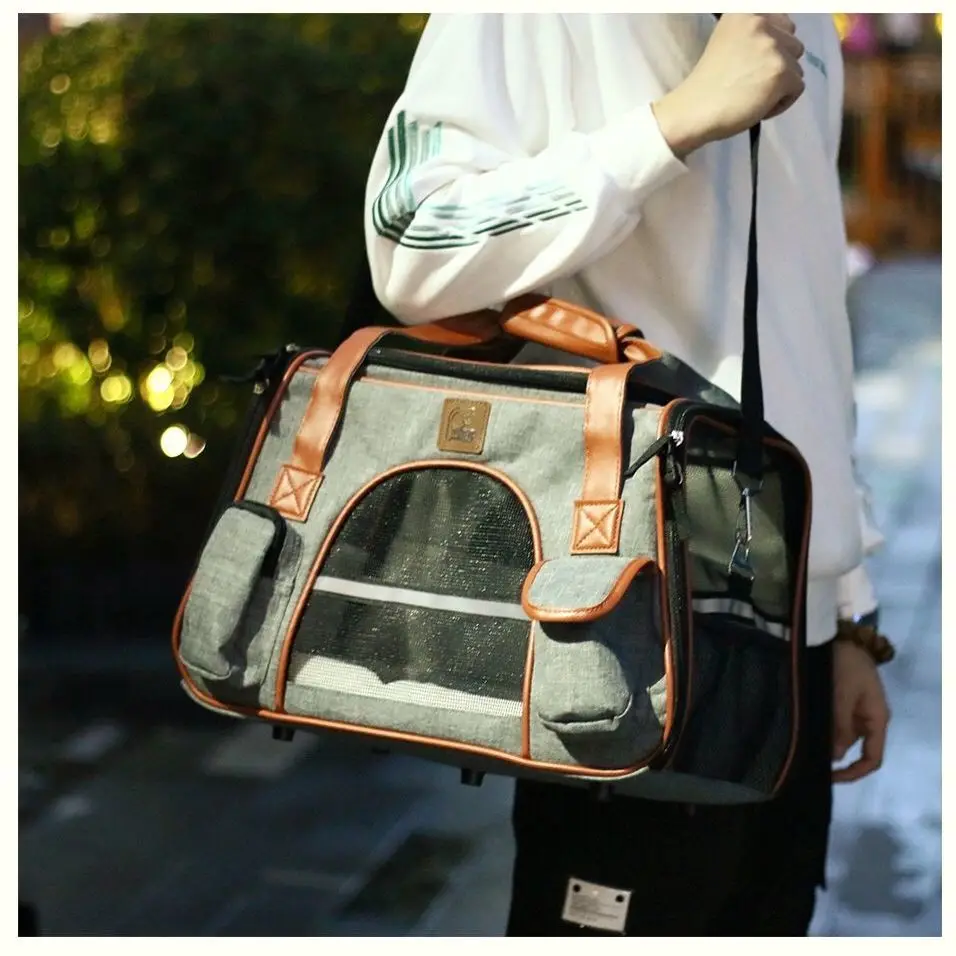 Cat Bag Outdoor Portable Cat Backpack Pet Messenger Bag Portable Dog Outing Carry Bag Large Capacity Schoolbag Dog Carrier
Cat Bag Outdoor Portable Cat Backpack Pet Messenger Bag Portable Dog Outing Carry Bag Large Capacity Schoolbag Dog Carrier