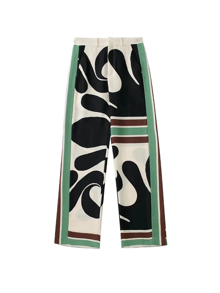 Женские широкие брюки с принтом PB & ZA2825183, Новые Модные Винтажные брюки-трубы с высокой талией, на молнии, женские брюки 2022, 2825/183
Женские широкие брюки с принтом PB & ZA2825183, Новые Модные Винтажные брюки-трубы с высокой талией, на молнии, женские брюки 2022, 2825/183