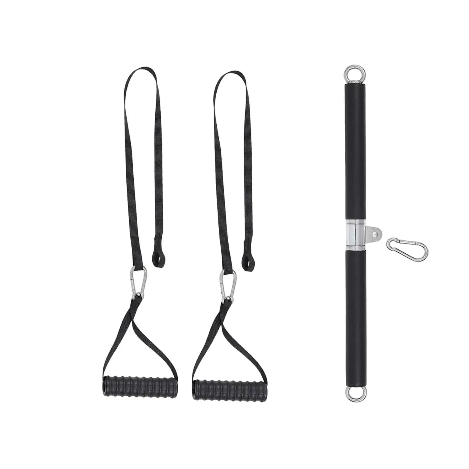 Tricep Rope Straight Bar Exercise LAT Equipment Cable Machine Workout Fitness Tricep Hand Grip Cable Handles for Rowing Machine
Tricep Rope Straight Bar Exercise LAT Equipment Cable Machine Workout Fitness Tricep Hand Grip Cable Handles for Rowing Machine