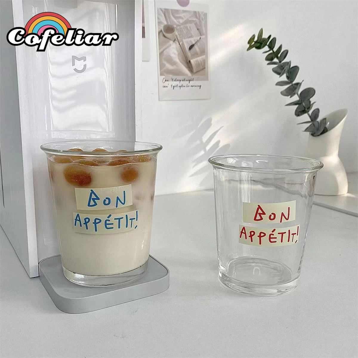 320ml Korean Simple Letter Printed Glass Coffee Mug Transparent Milk Juice Latte Glass Cup Home Cafe Drinking Glasses Gift 320ml
320ml Korean Simple Letter Printed Glass Coffee Mug Transparent Milk Juice Latte Glass Cup Home Cafe Drinking Glasses Gift 320ml