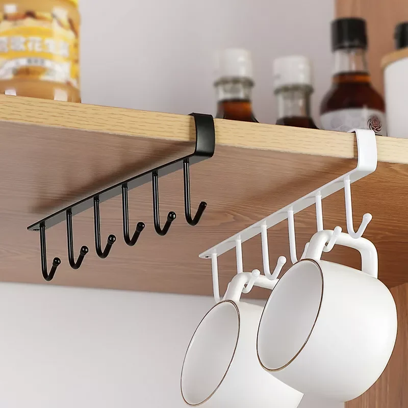 6 Hooks for kitchen Cupboard Hanging Hooks Cup Holder Closet Shelf for Hanging Spoon Towel gadgets Wardrobe hooks for belt tie
6 Hooks for kitchen Cupboard Hanging Hooks Cup Holder Closet Shelf for Hanging Spoon Towel gadgets Wardrobe hooks for belt tie